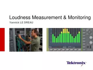 Loudness Measurement &amp; Monitoring