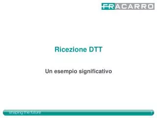 ricezione dtt