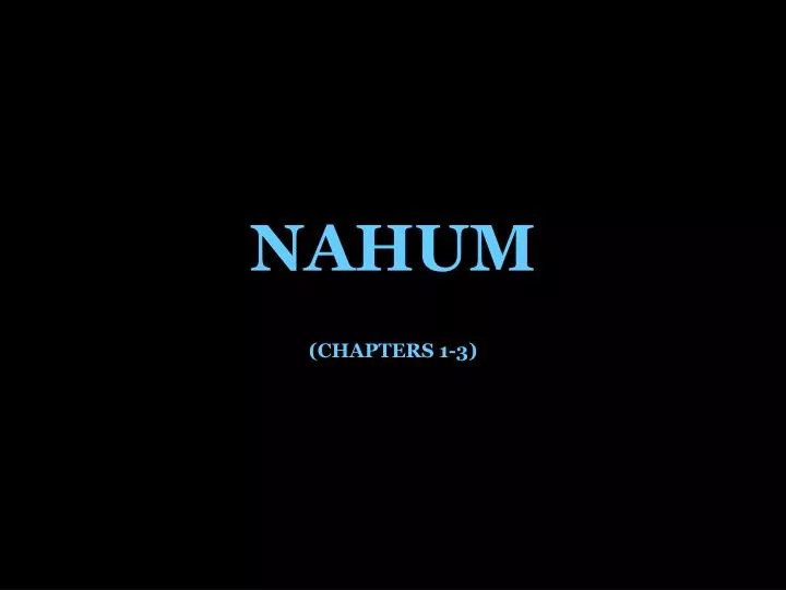 nahum