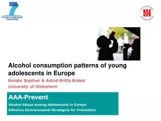 Alcohol consumption patterns of young adolescents in Europe