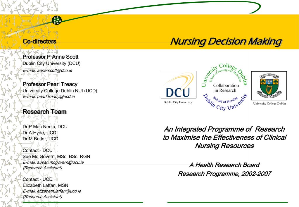 PPT - Nursing Decision Making PowerPoint Presentation, free download ...