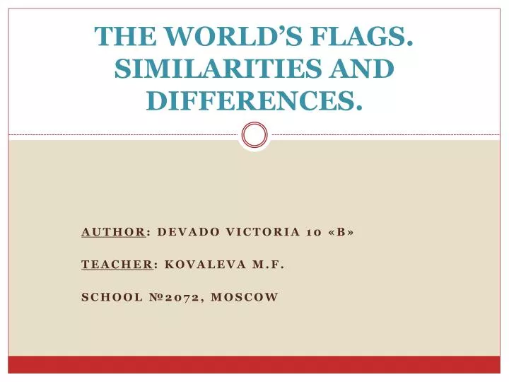 the world s flags similarities and differences
