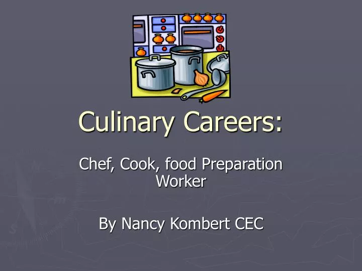 culinary careers