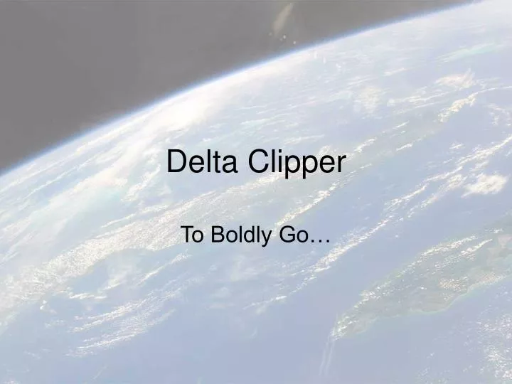 delta clipper