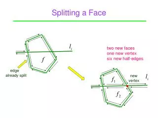 Splitting a Face