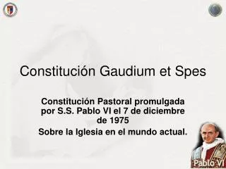 constituci n gaudium et spes
