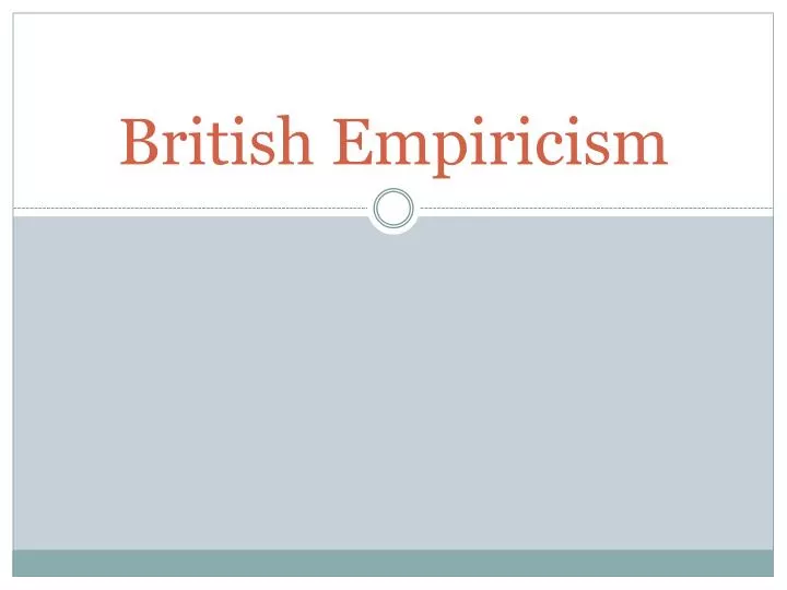 british empiricism