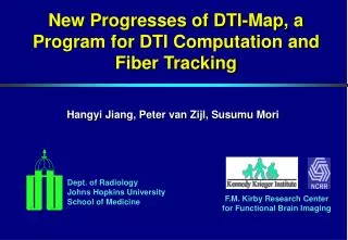 New Progresses of DTI-Map, a Program for DTI Computation and Fiber Tracking