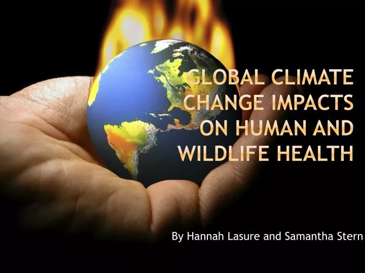 global climate change impacts on human and wildlife health