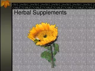 Herbal Supplements