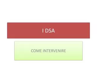 i dsa