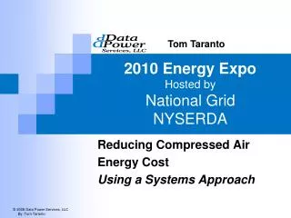 2010 Energy Expo Hosted by National Grid NYSERDA