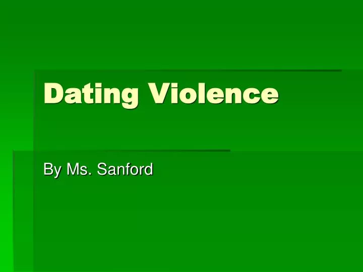 dating violence