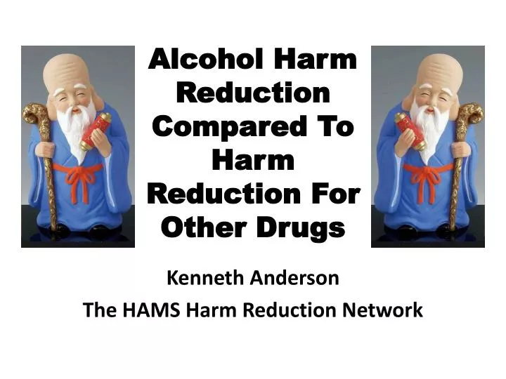 alcohol harm reduction compared to harm reduction for other drugs