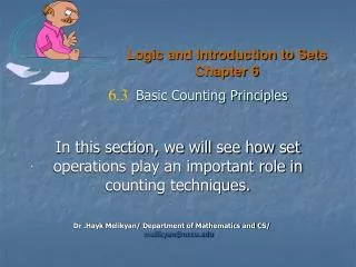Logic and Introduction to Sets Chapter 6