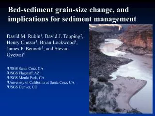 Bed-sediment grain-size change, and implications for sediment management