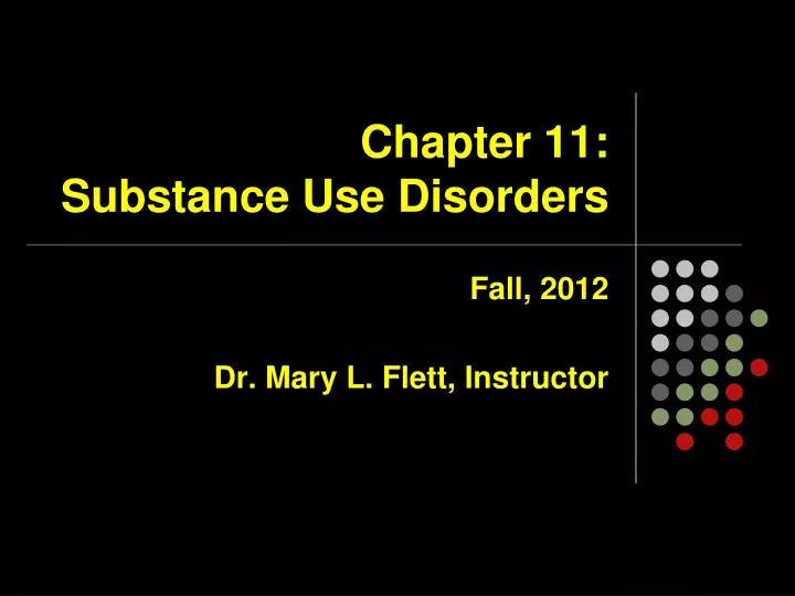 chapter 11 substance use disorders