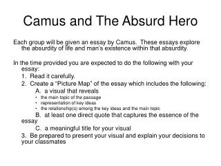 Camus and The Absurd Hero