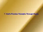 7. God’s Promise Triumphs Through Persia - slide 1