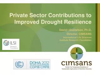 Private Sector Contributions to Improved Drought Resilience