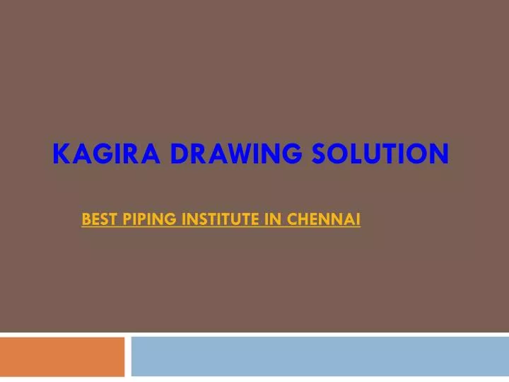 kagira drawing solution