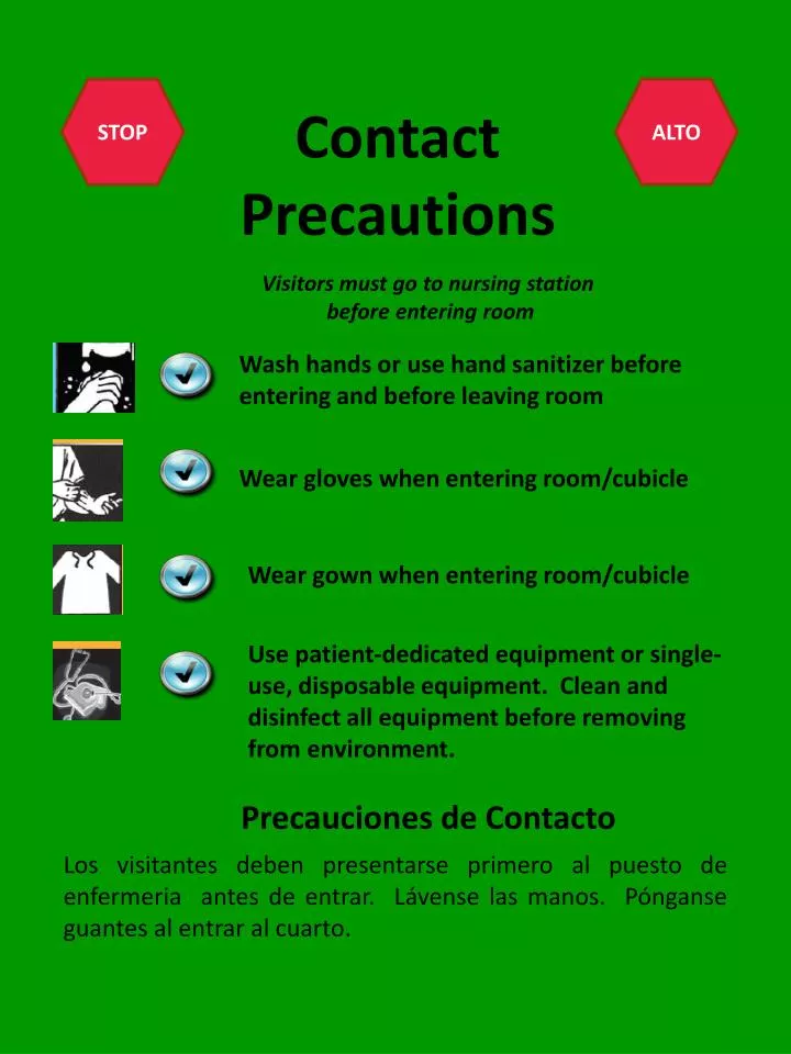 contact precautions