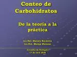 Conteo de Carbohidratos - slide 1