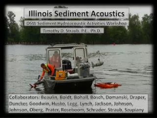 Illinois Sediment Acoustics