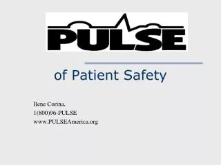 of Patient Safety