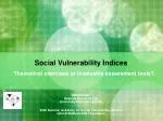 Social Vulnerability Indices - slide 1