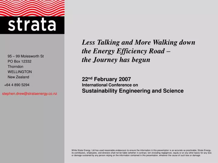 less talking and more walking down the energy efficiency road the journey has begun