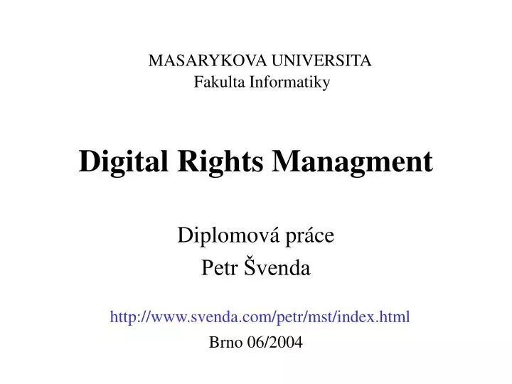 digital rights managment