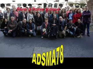 adsma dans la rome antique