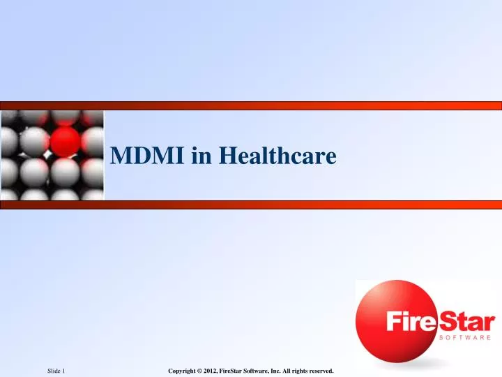 mdmi in healthcare