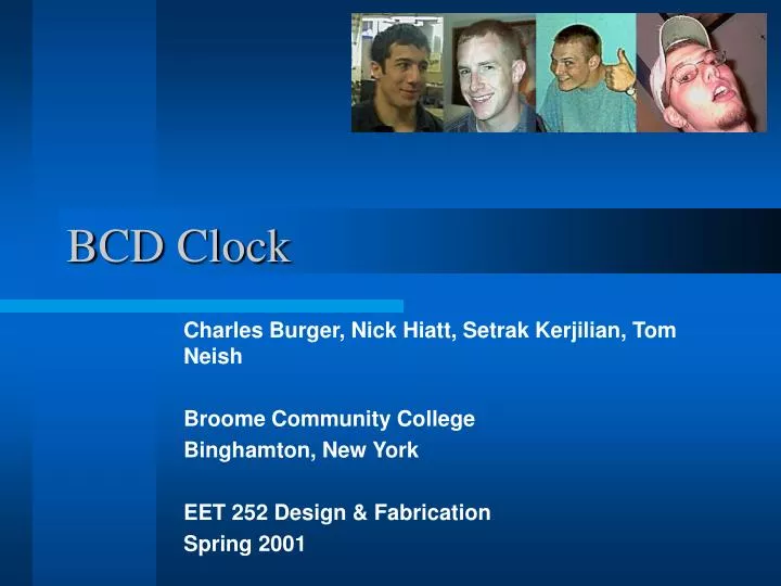 bcd clock