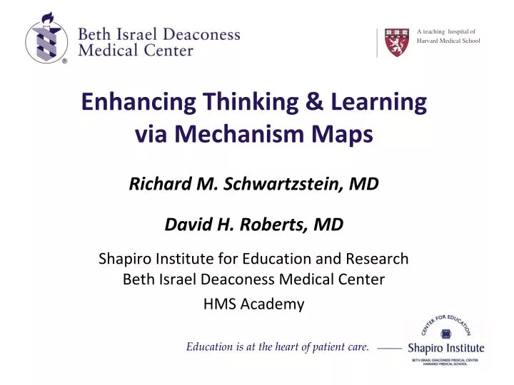 enhancing thinking learning via mechanism maps