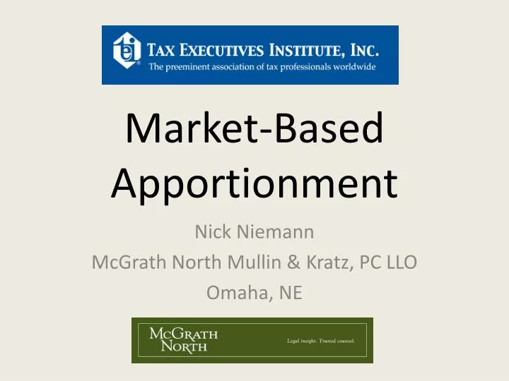 market based apportionment