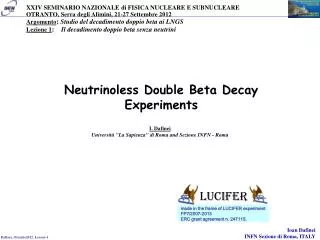 Neutrinoless Double Beta Decay Experiments