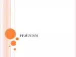 FEMINISM - slide 1