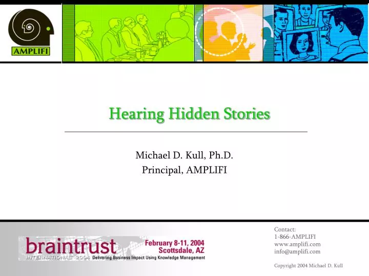 hearing hidden stories