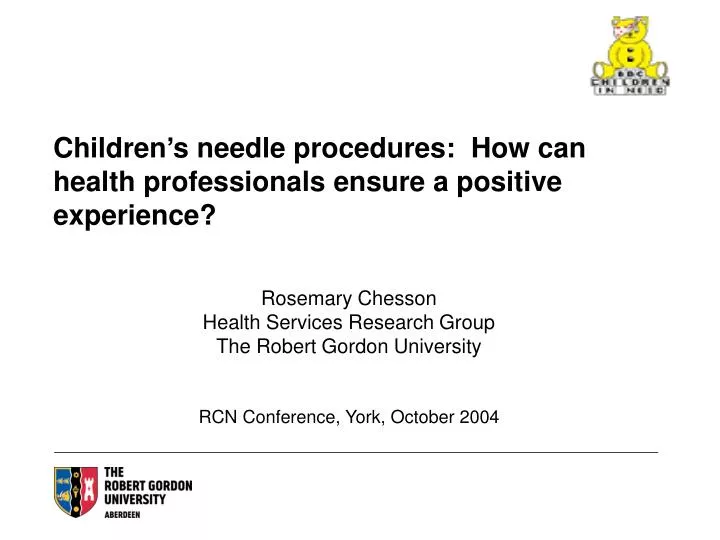 children s needle procedures how can health professionals ensure a positive experience