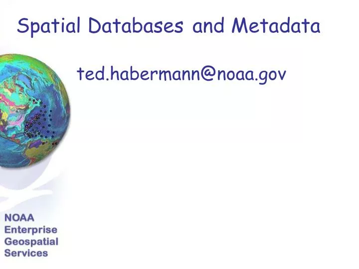 spatial databases