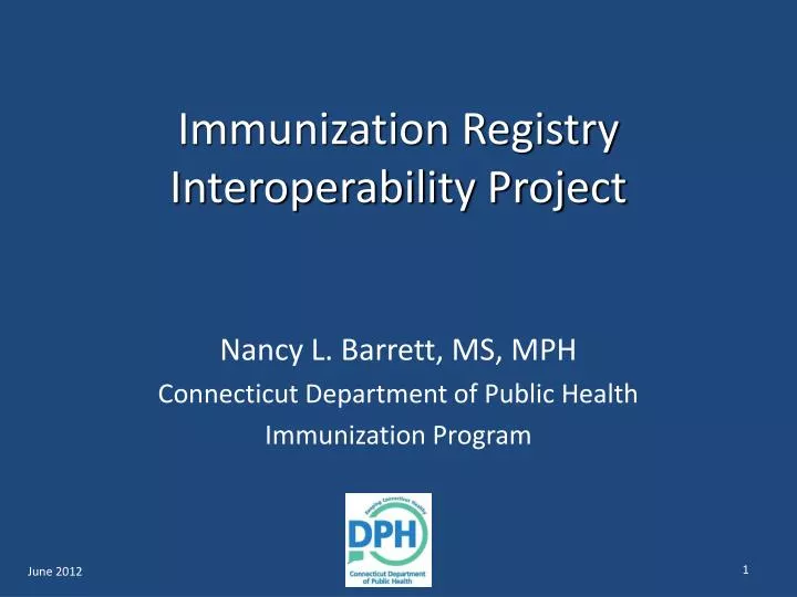 immunization registry interoperability project