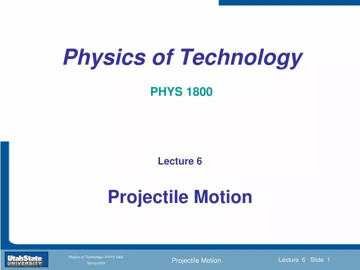 physics of technology phys 1800