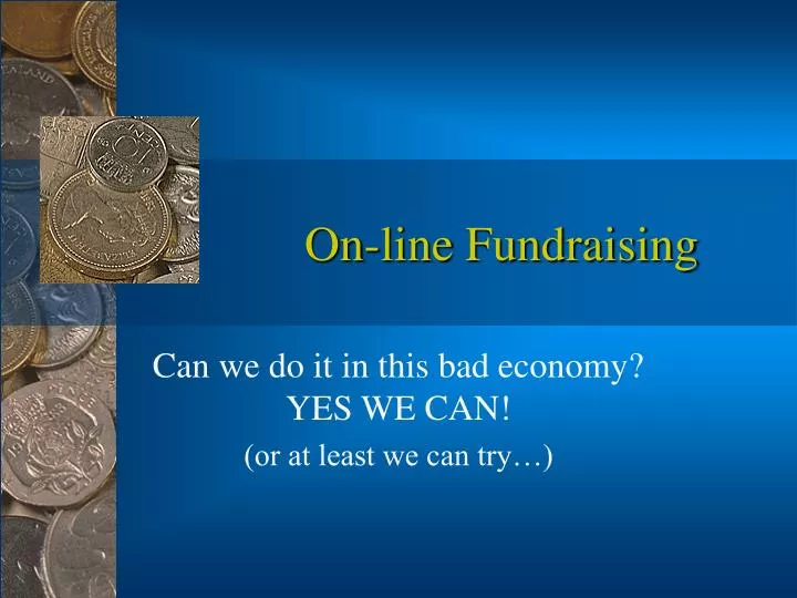 on line fundraising