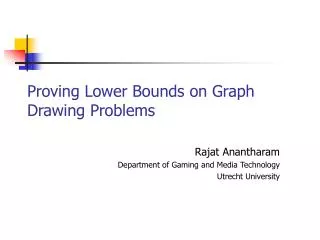Proving Lower Bounds on Graph Drawing Problems