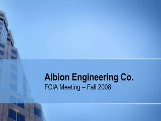 Albion Engineering Co.