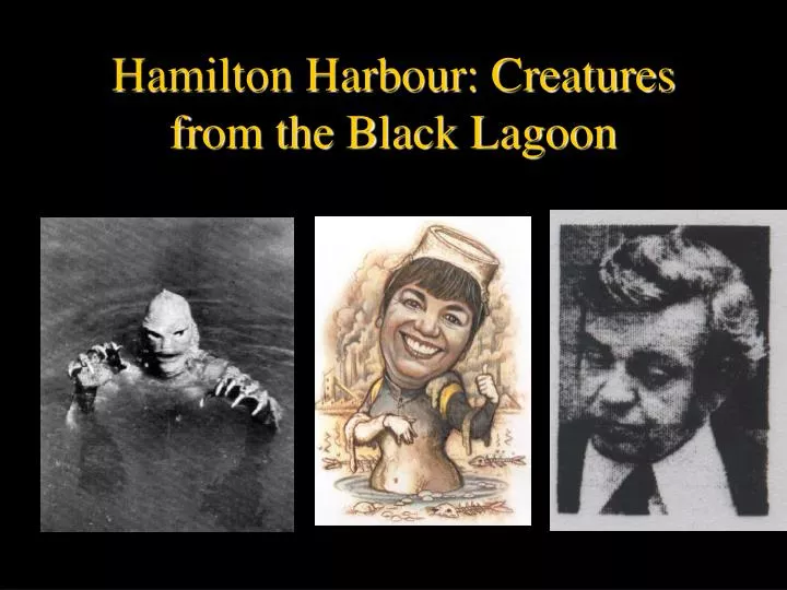 hamilton harbour creatures from the black lagoon