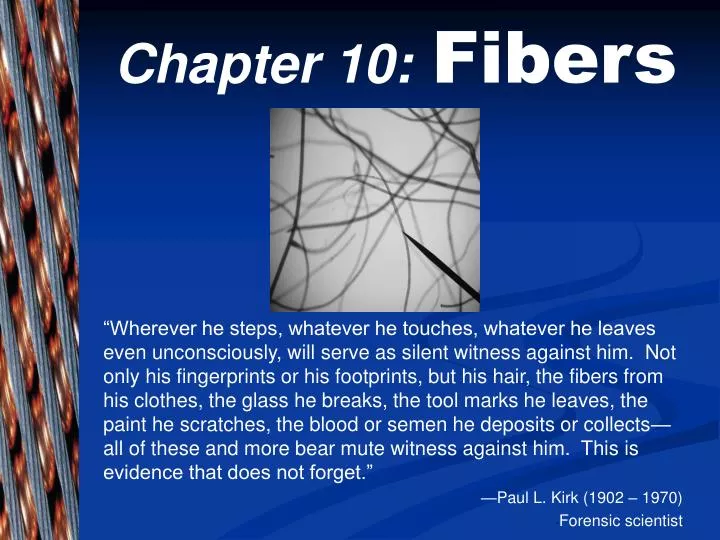 chapter 10 fibers