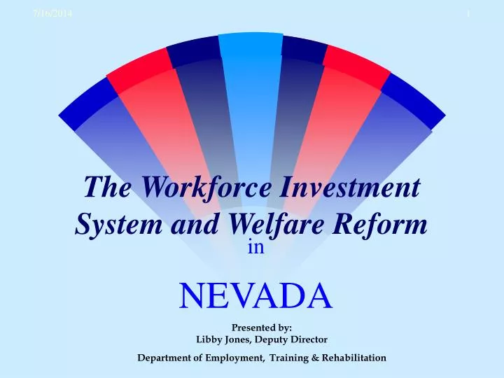 the workforce investment system and welfare reform
